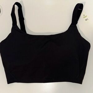 NWT Aerie Black Sports Bra size large